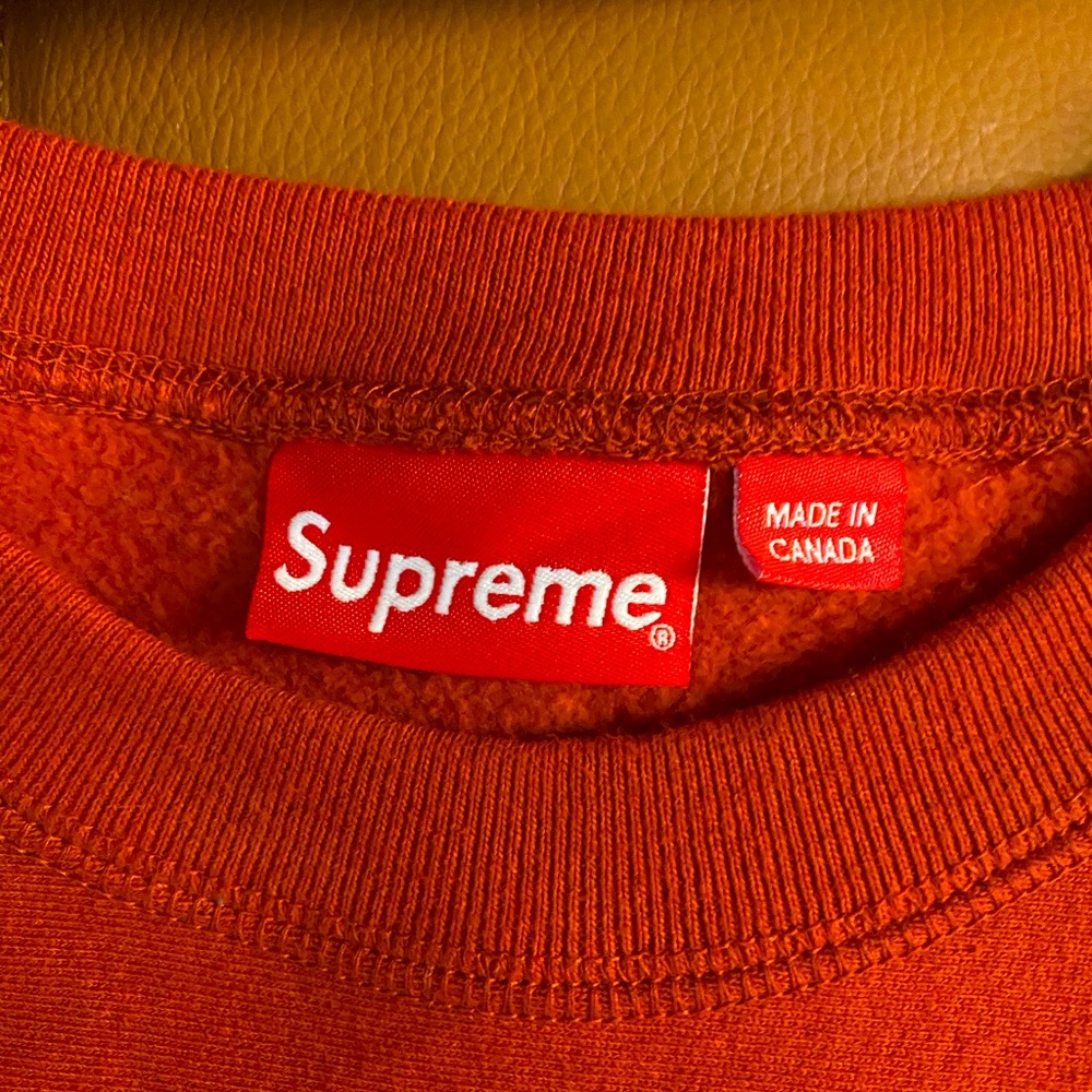 Supreme Box Logo Crewneck(FW18)Rust